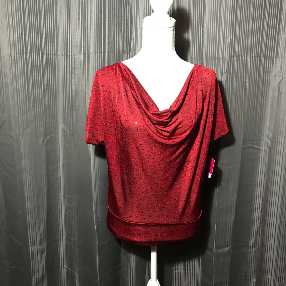 Red blouse